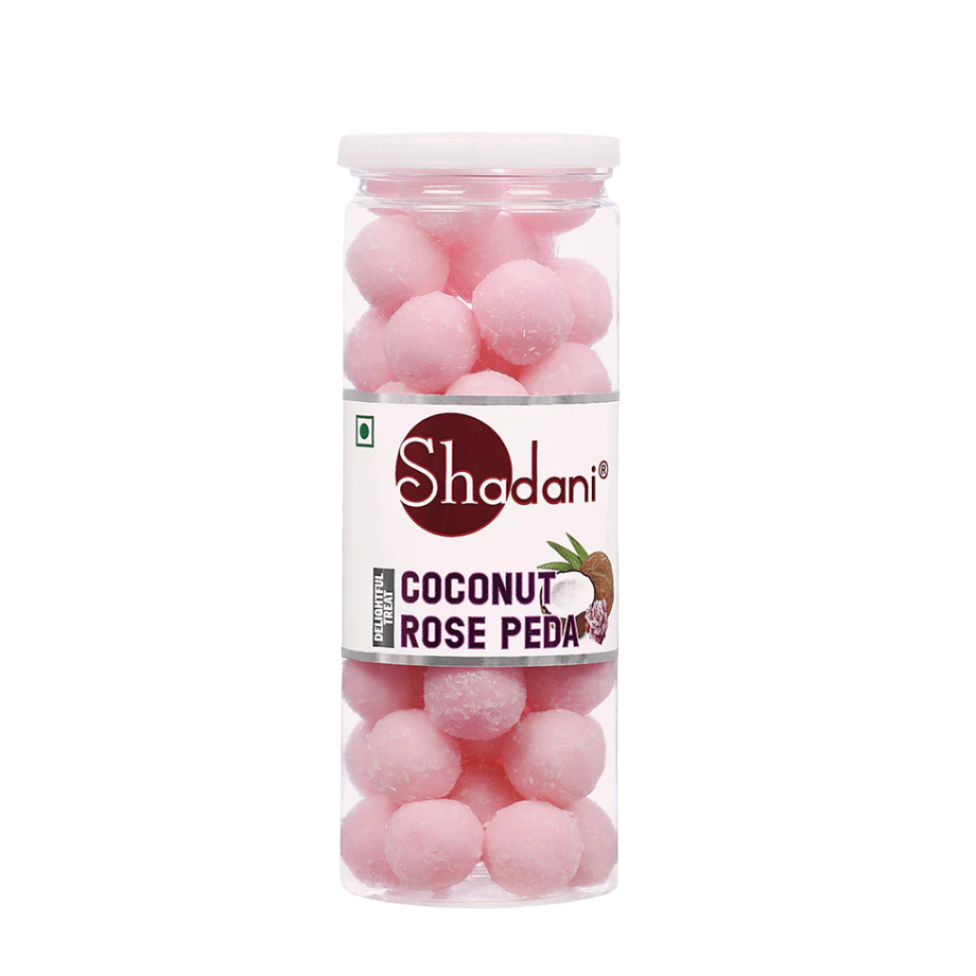 Rose coconut ladoo