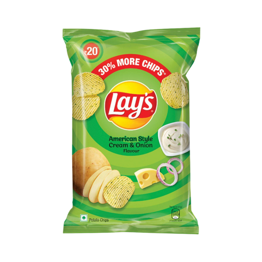 Lays American Style Cream & Onion.