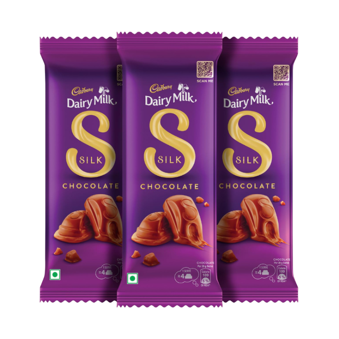 Cadbury Dairy Milk Silk Chocolate.